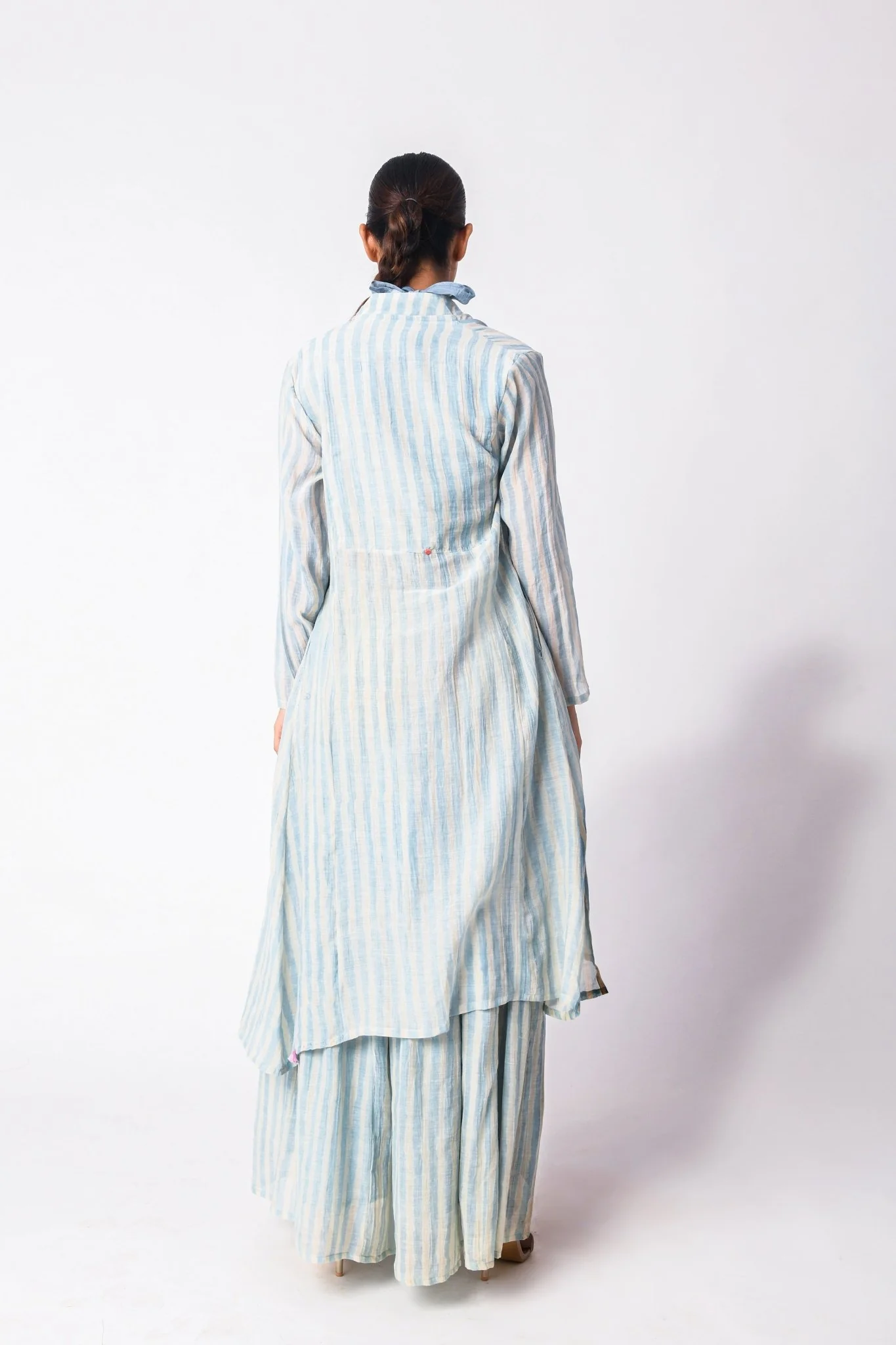 Wrap Tie Sky Co-Ord Set - Image 5