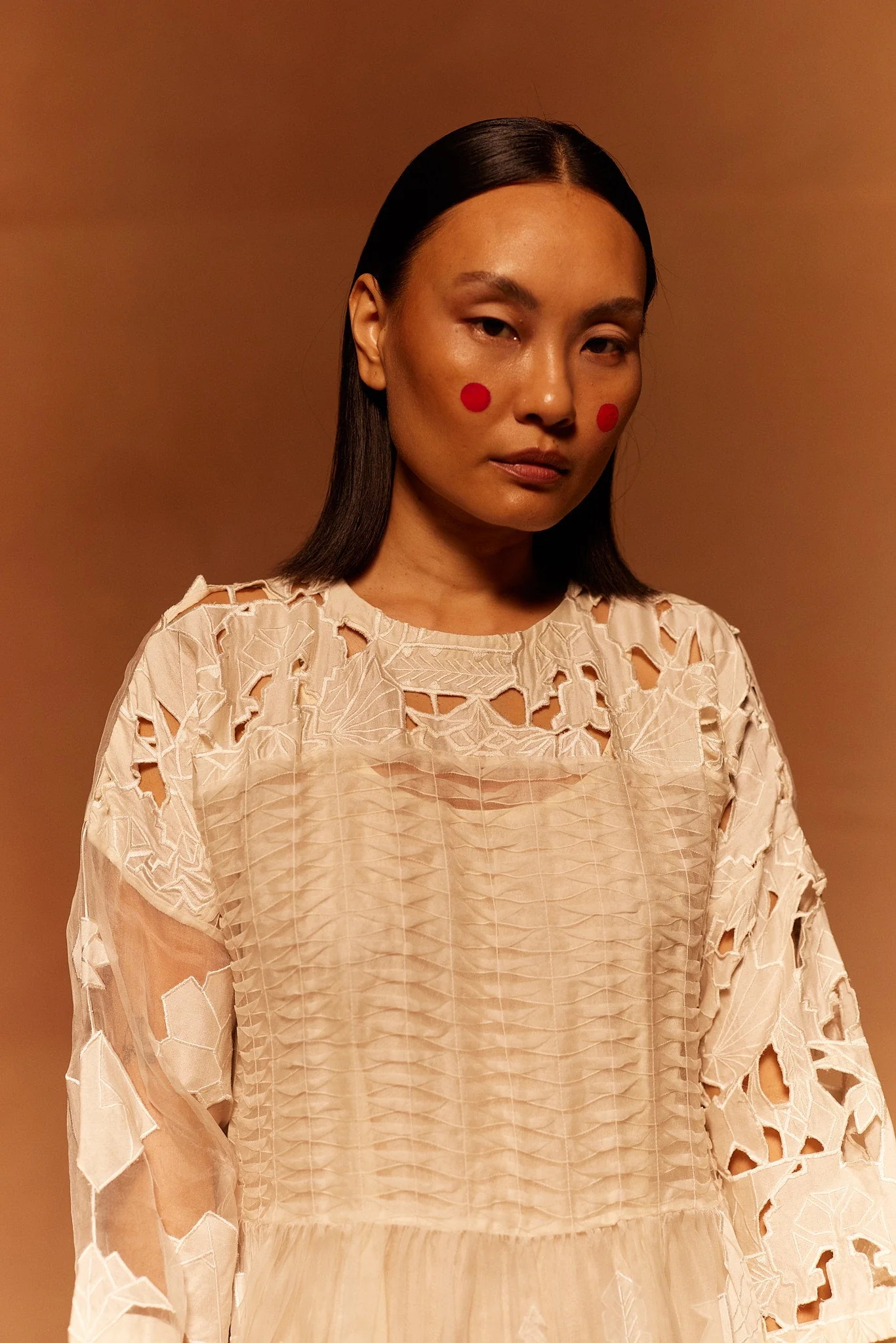 Yamada Patchwork Dress + Slip - Image 2