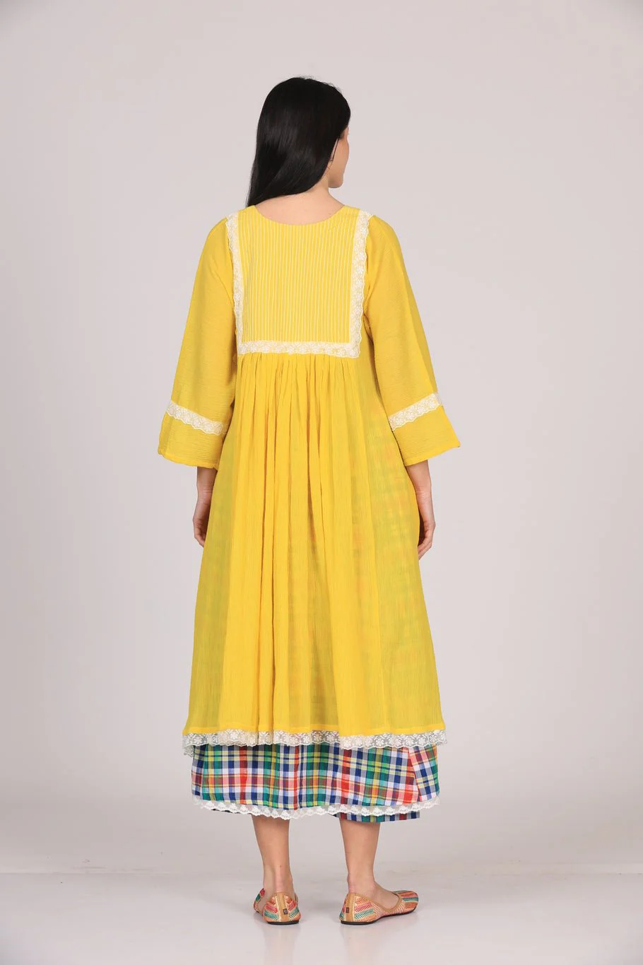 Zaara Dress Set - Yellow - Image 5